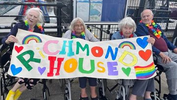 Richmond House Residents celebrate PRIDE this August